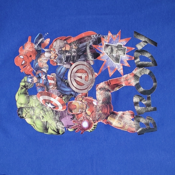SUPERHERO BIRTHDAY SHIRT - Picture 2 of 5